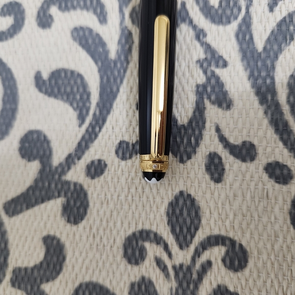 SOLD MONTBLANC Meisterstruck 75th Anniversary Diamond Edition Ballpoint Pen B… - Picture 2 of 3